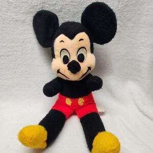 Vintage Mickey Mouse Plush Walt Disney Character Stuffed Animal 21"